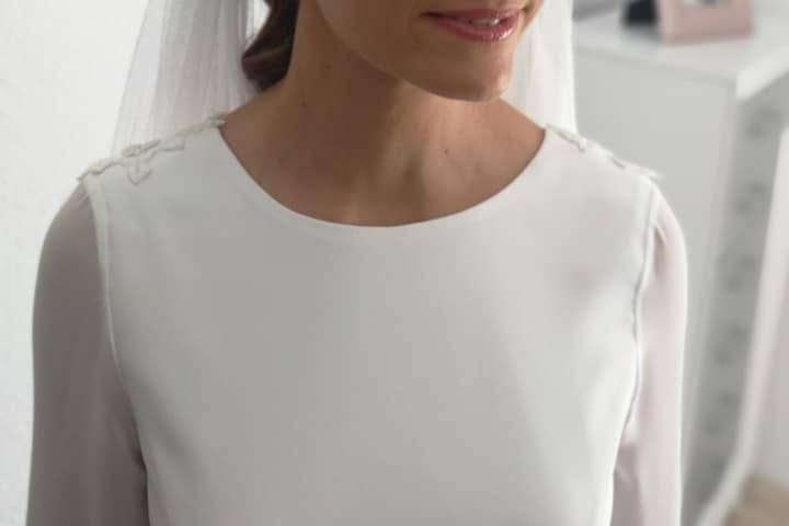 Peinado y maquillaje de novia
