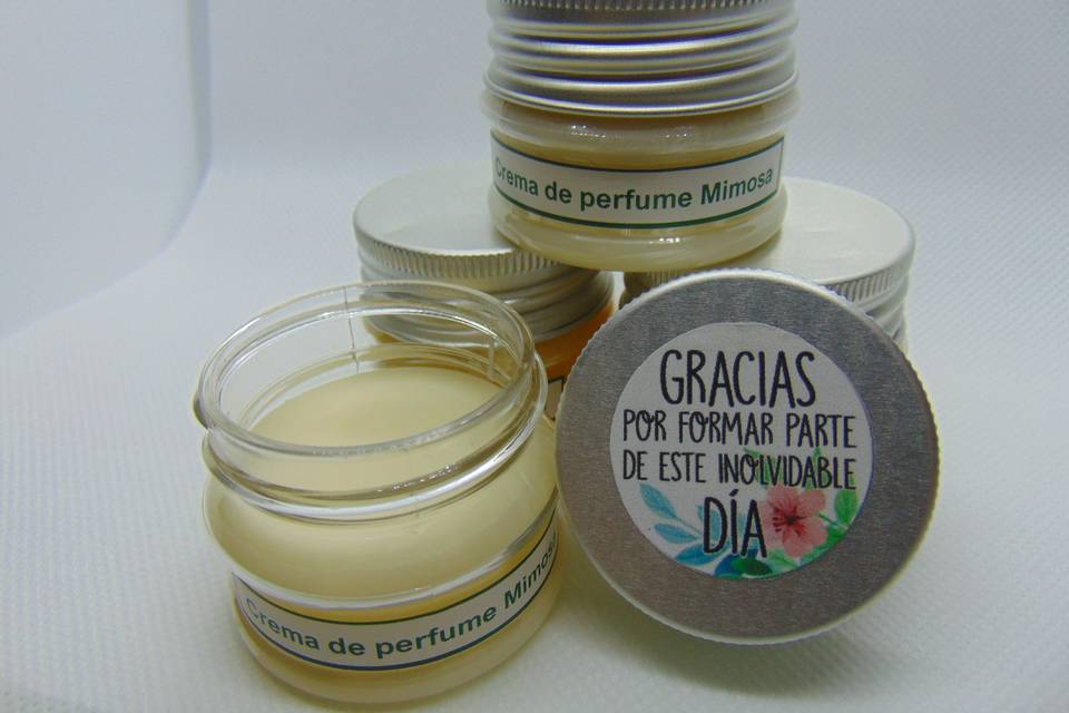 Perfume en crema personalizable