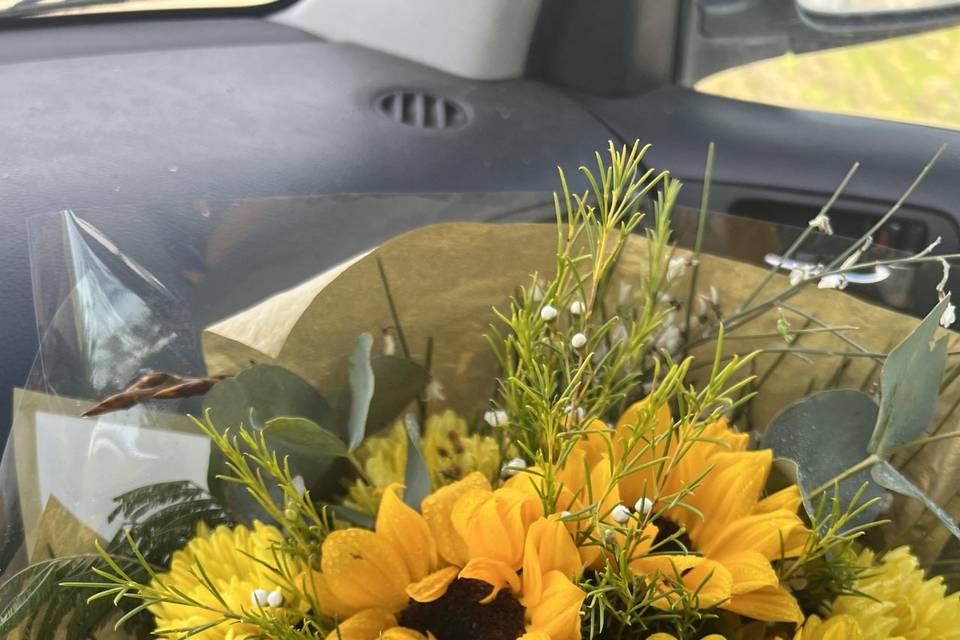 Ramo girasoles
