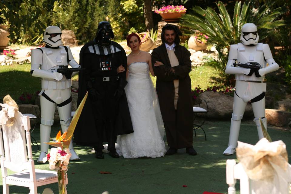 Star Wars de boda