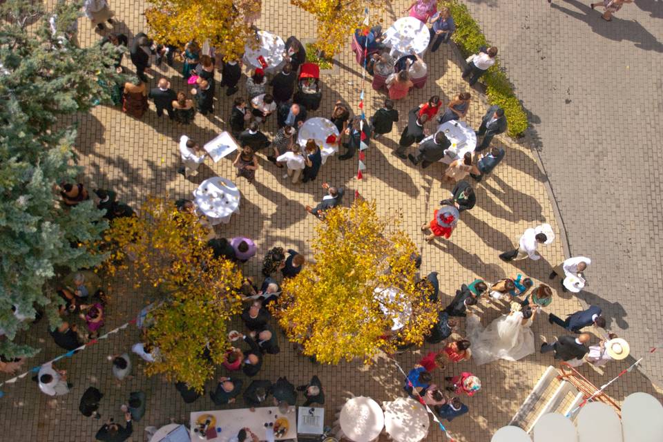 Cóctel en la terraza