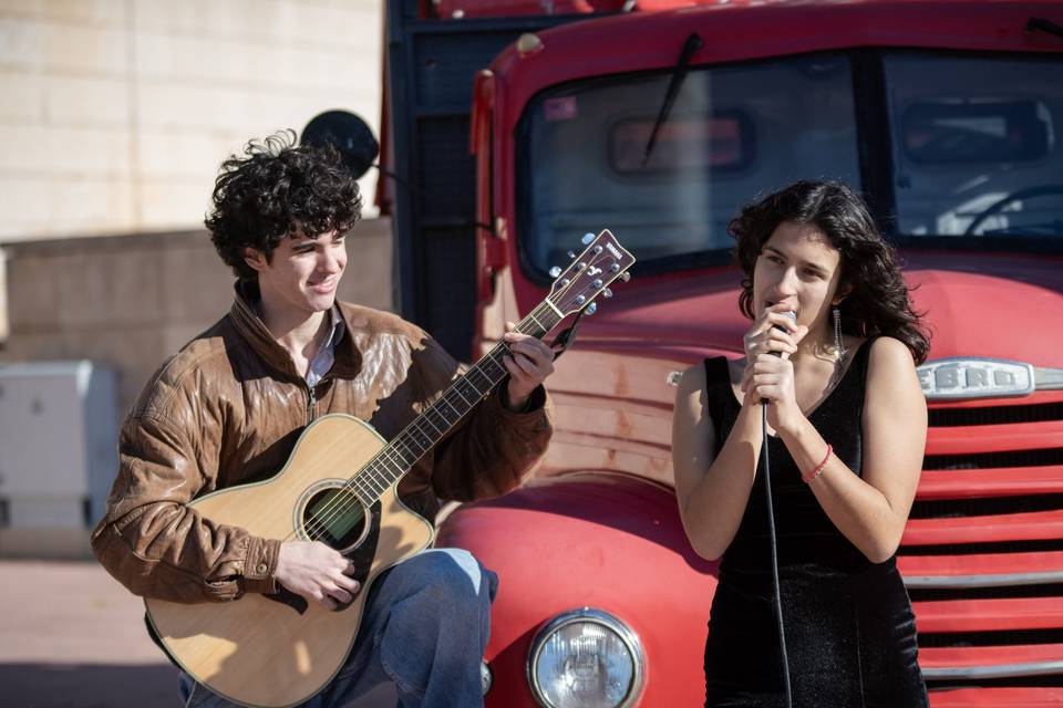 Sibyla Riegele y Adrià Guillén