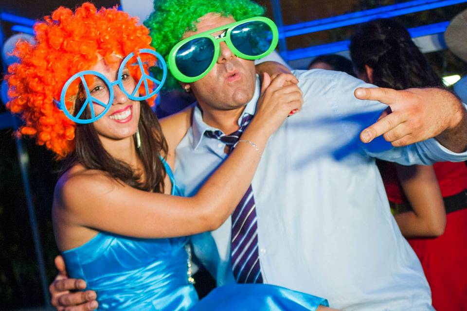 Boda con atrezo