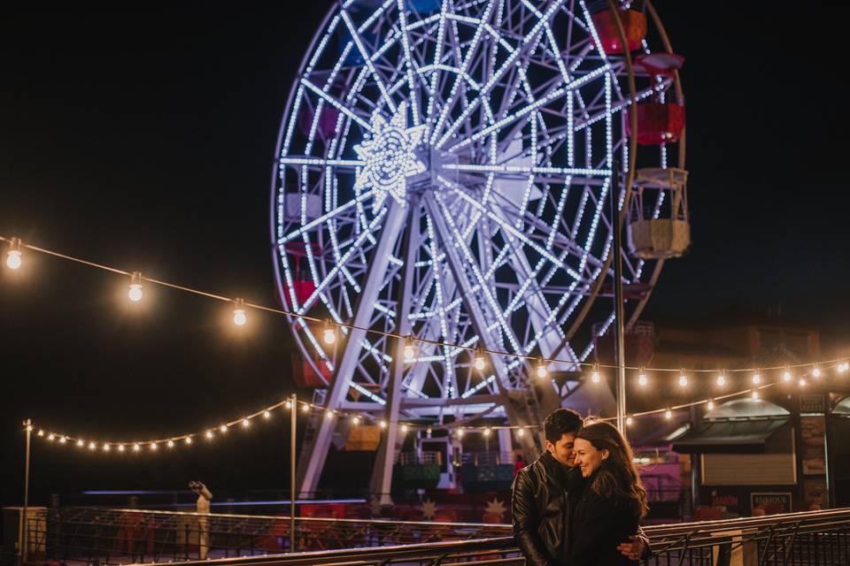 Preboda en el Tibidabo