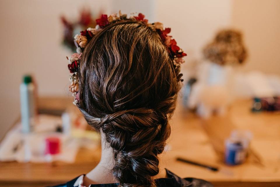 Trenza de novia