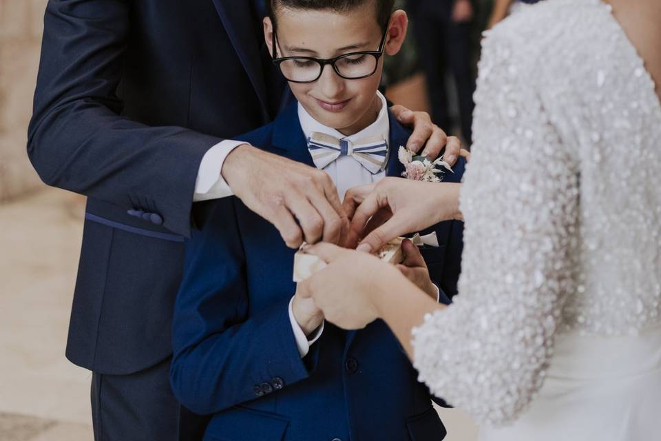 Novios. Ceremonia