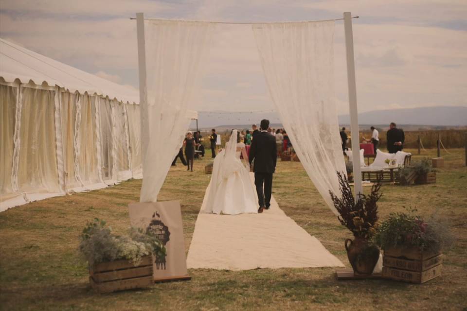 Boda en el campo