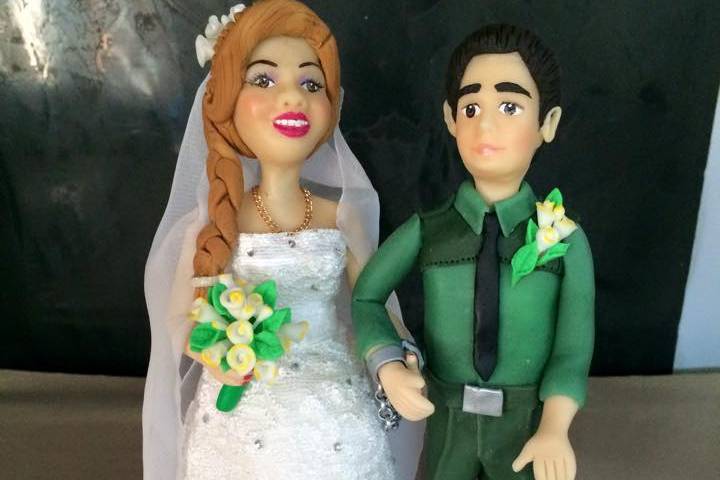 Novios tarta