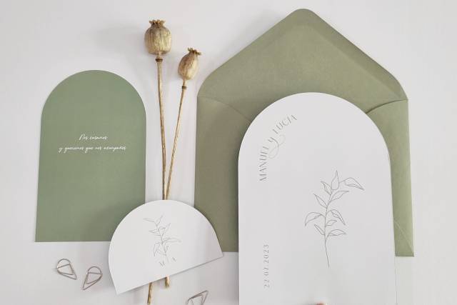 Invitación Simply Green