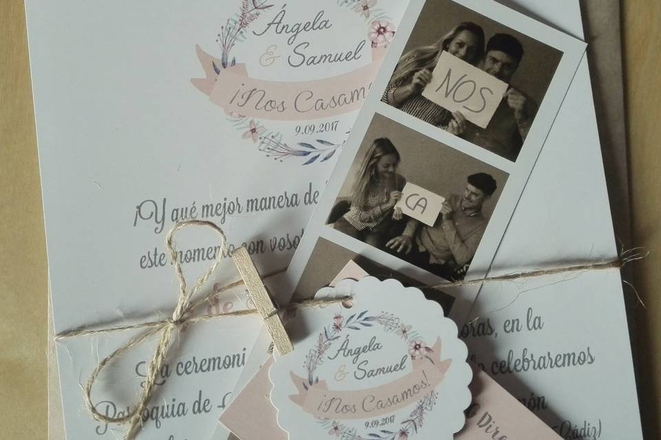 Invitación Carta de Amor