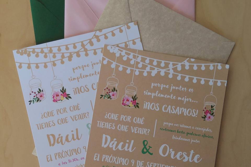 Invitación Romántica