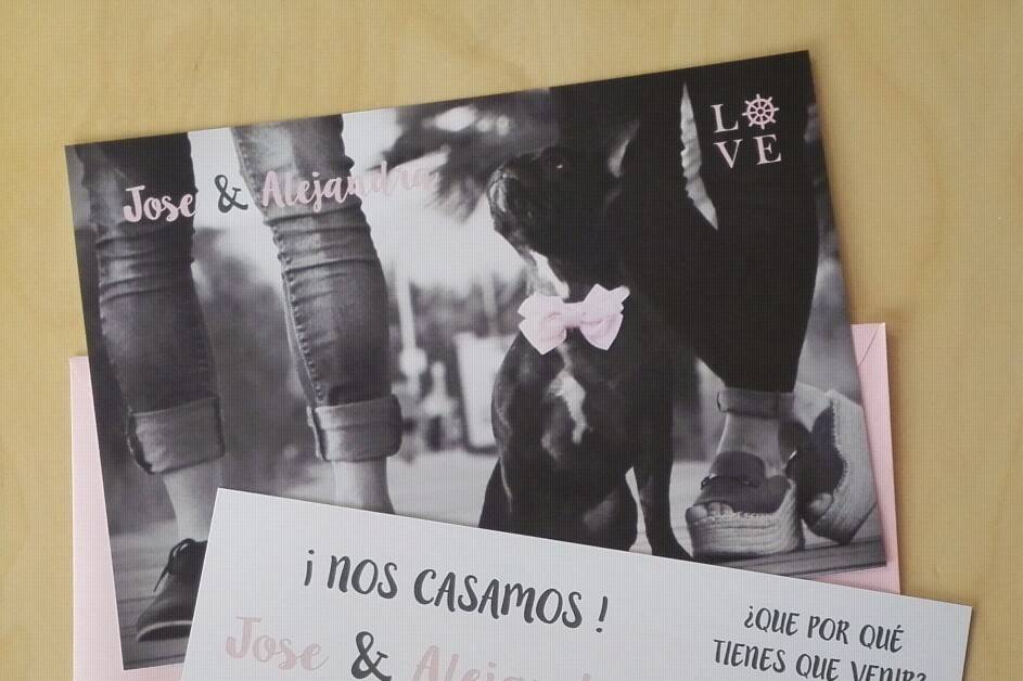 Invitación personalizada con foto