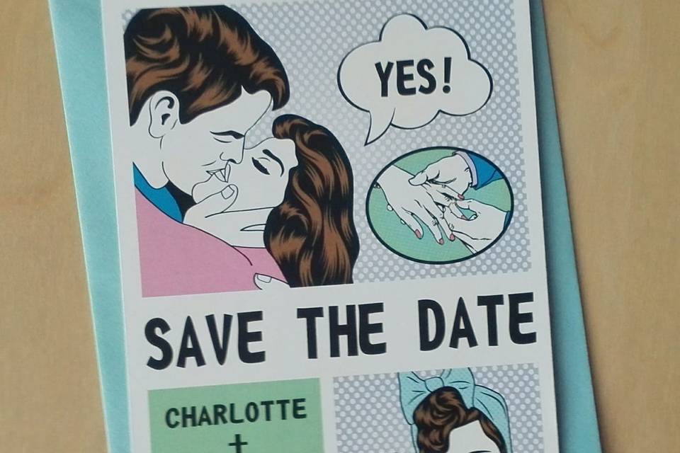 Save The Date Comic