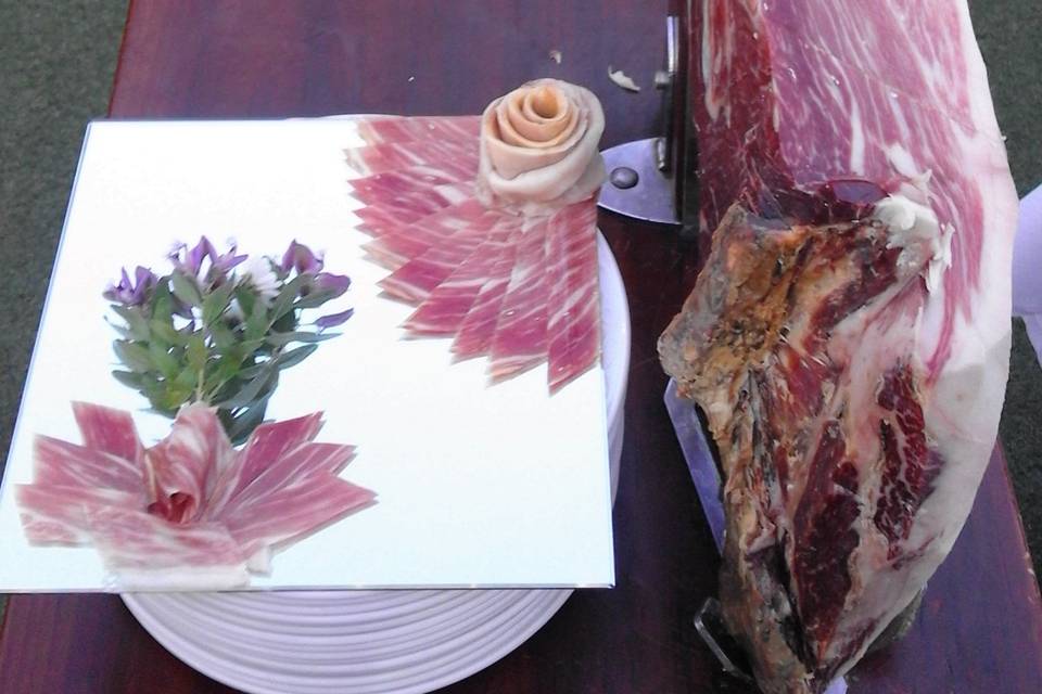 Arte con el jamón