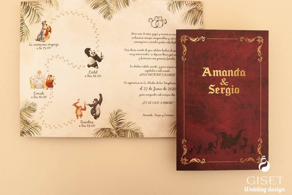 Invitación libro de cuentos