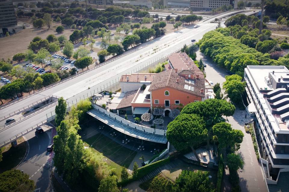 Dron en Qgat Restaurant