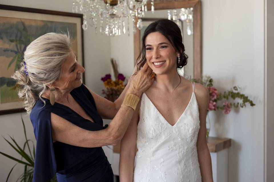 Preparativos novia