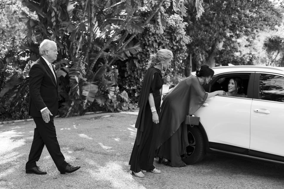 Llegada de la novia
