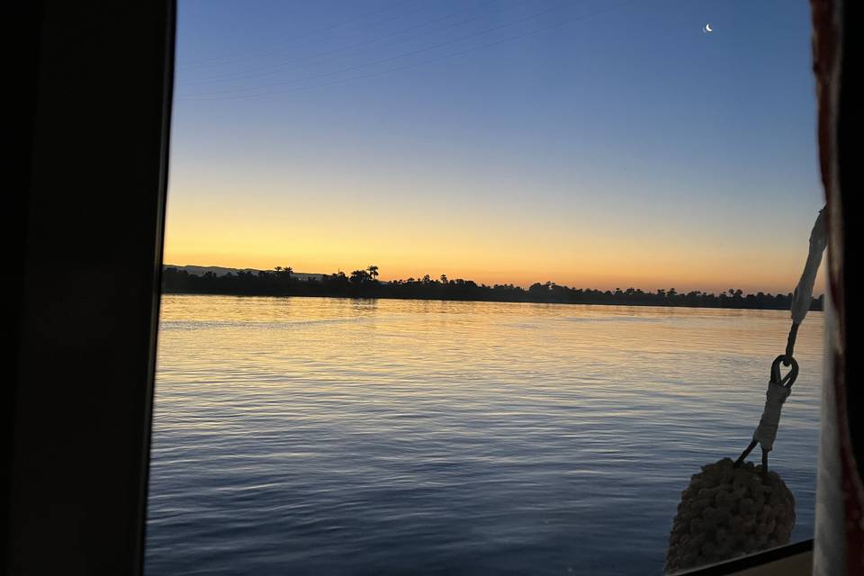 Navegando el rio Nilo, Egipto