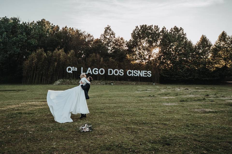 Boda en Lago dos Cisnes