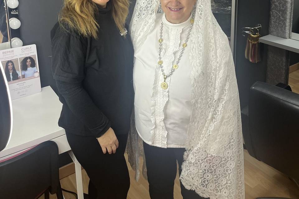 Con la alcaldesa