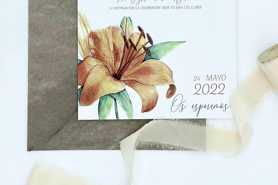 Invitación Lirio