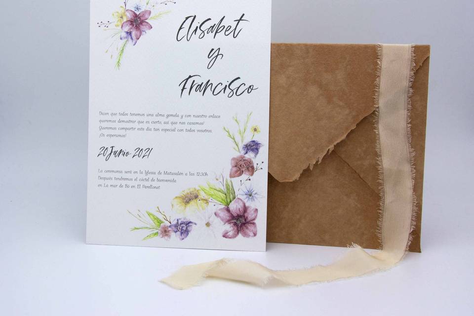 Invitación Floral