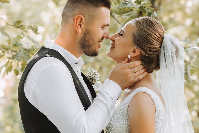 Beso en la ceremonia