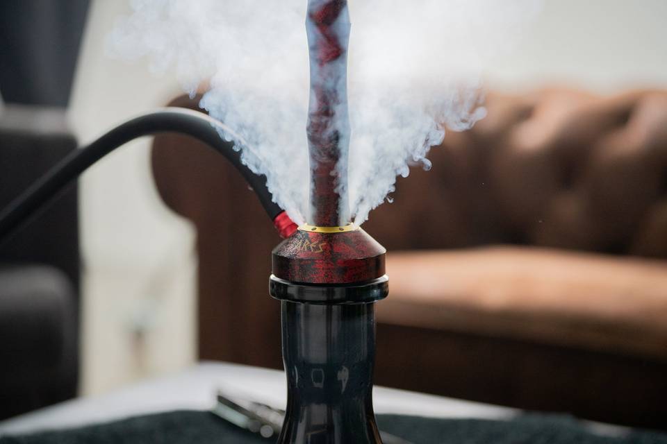 Nuestra cachimba en acción