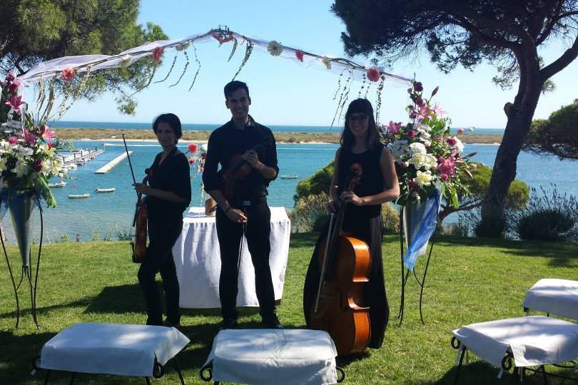 Boda a pie de playa