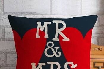 Cojín Mr&Mrs
