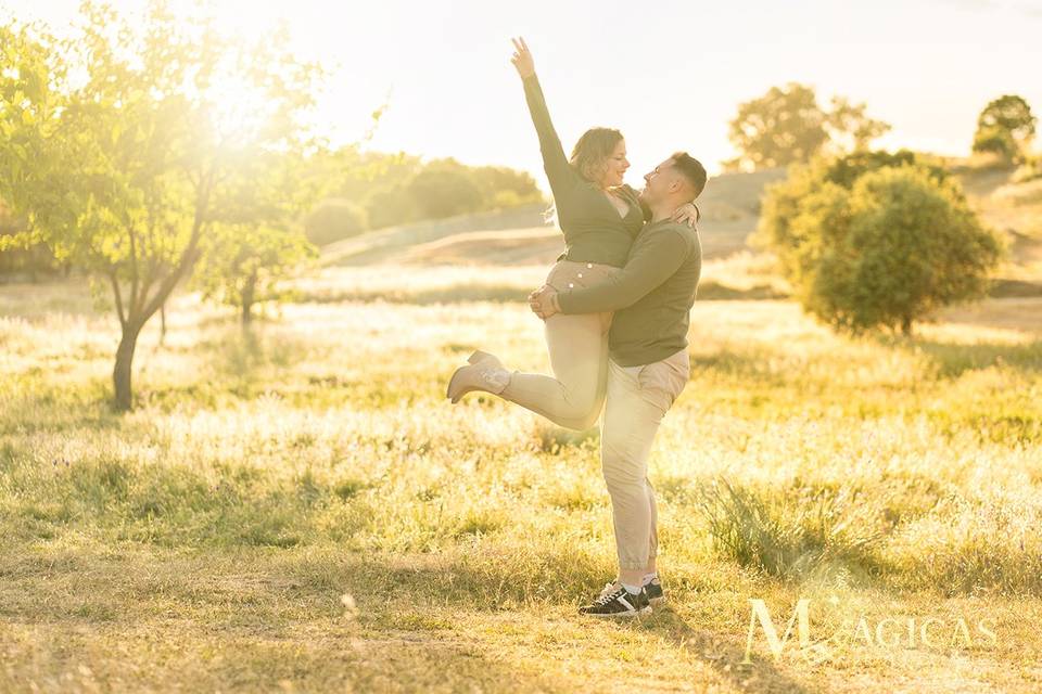 Melani y Javier