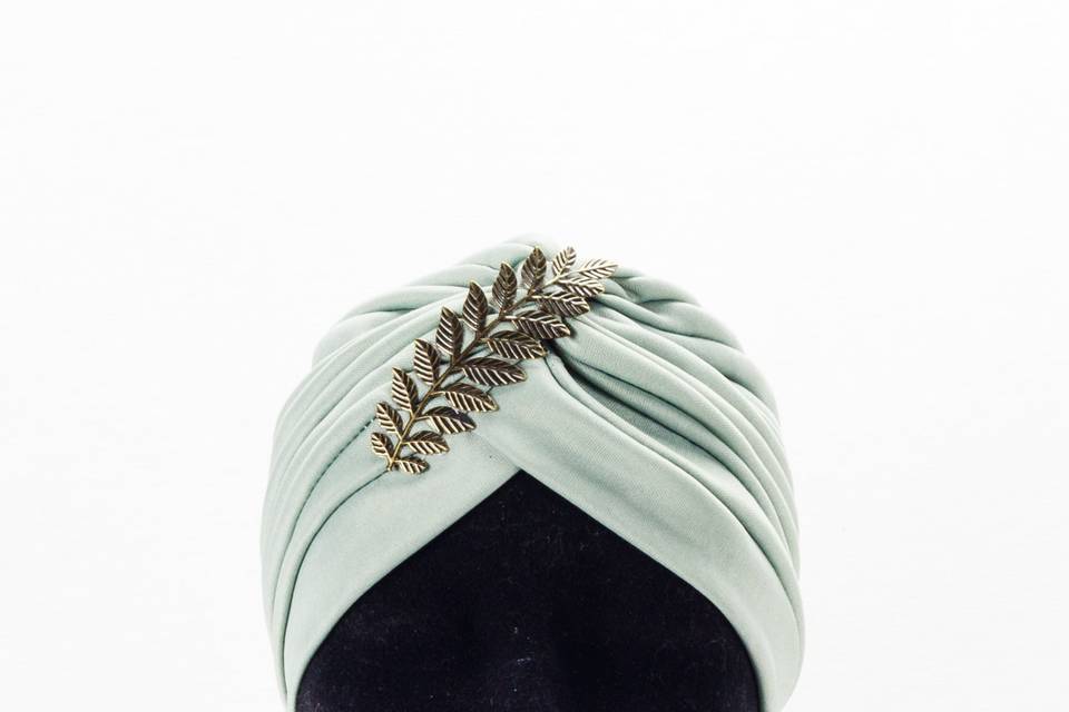 Turbante gris