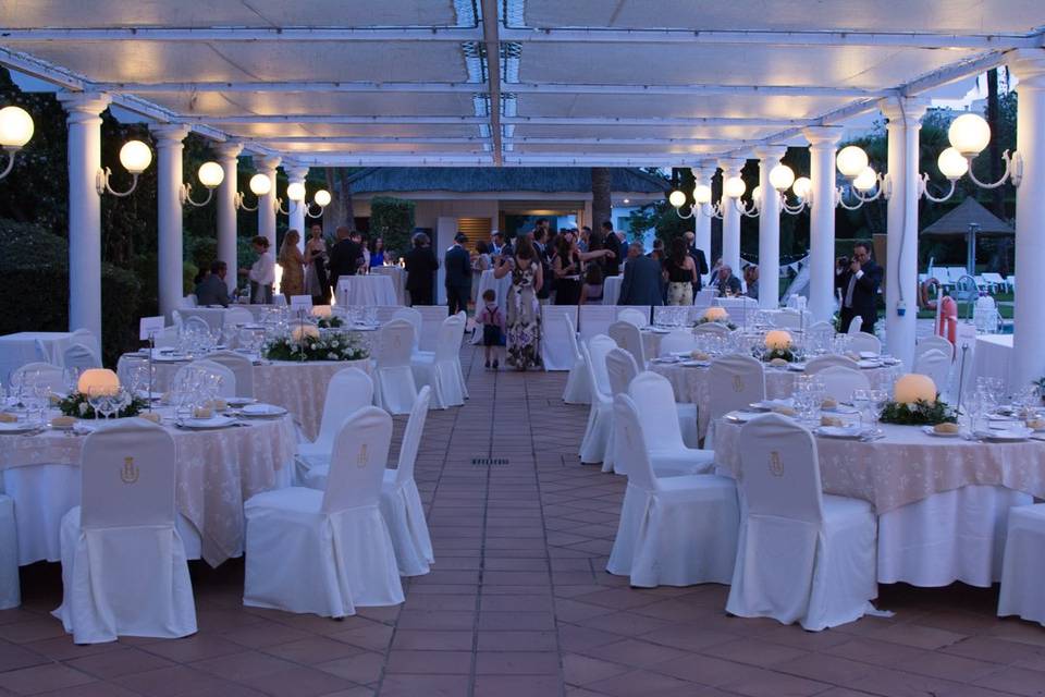 Decoración boda Hotel Jerez