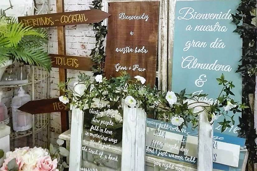 Showroom de decoración para bodas