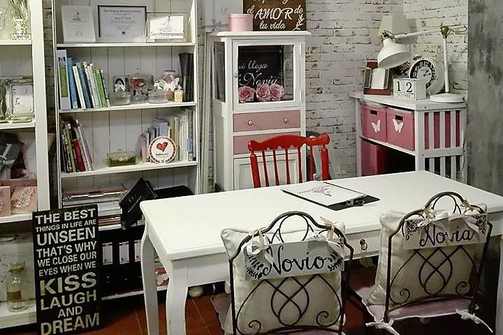 Showroom de decoración para bodas