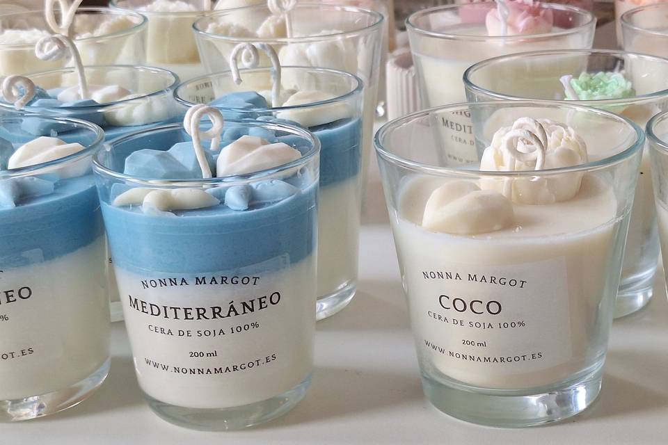 Vela gourmet postre