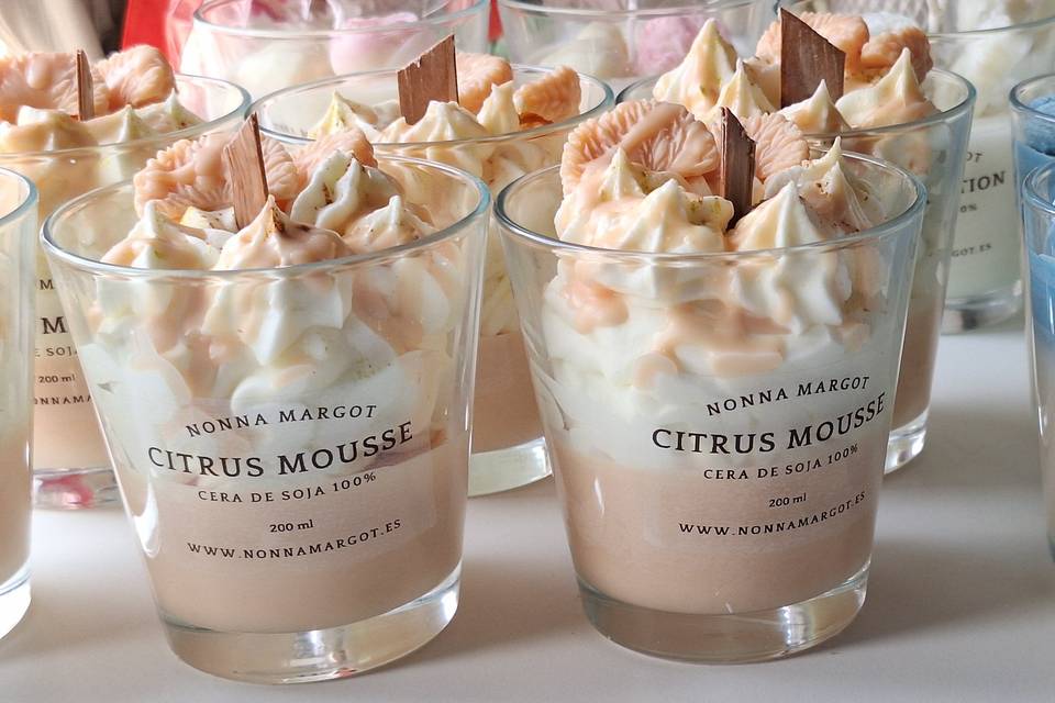 Vela gourmet postre