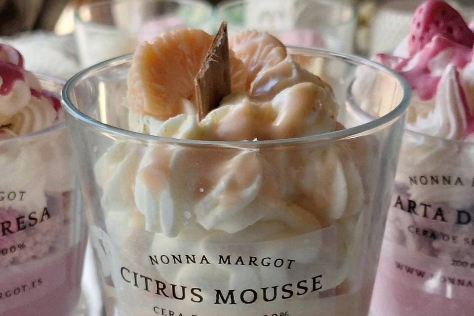 Vela gourmet postre