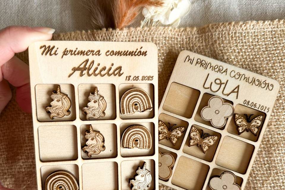 Juego tres en raya personaliza
