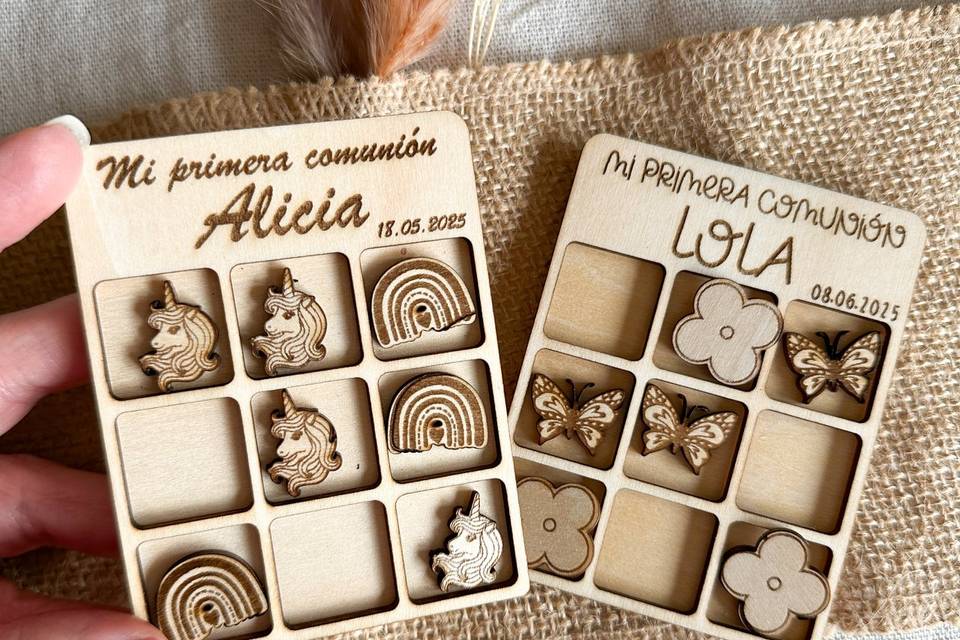 Juego tres en raya personaliza
