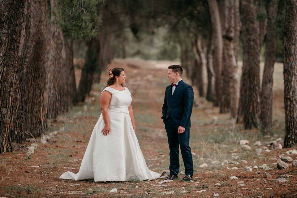 Postboda de Fátima y Keku