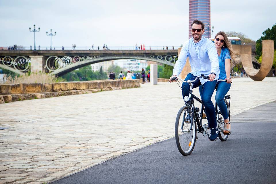 Un paseo en bici