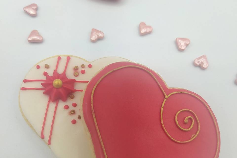 Galletas corazón