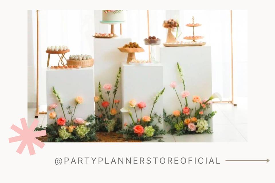 MESA CUBO PARA CATERING