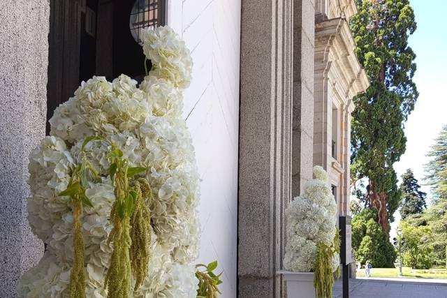 Decoración floral moderna