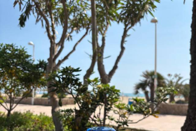 Terraza frente al mar