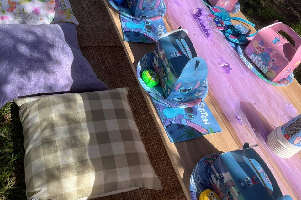 Detalle mesa infantil