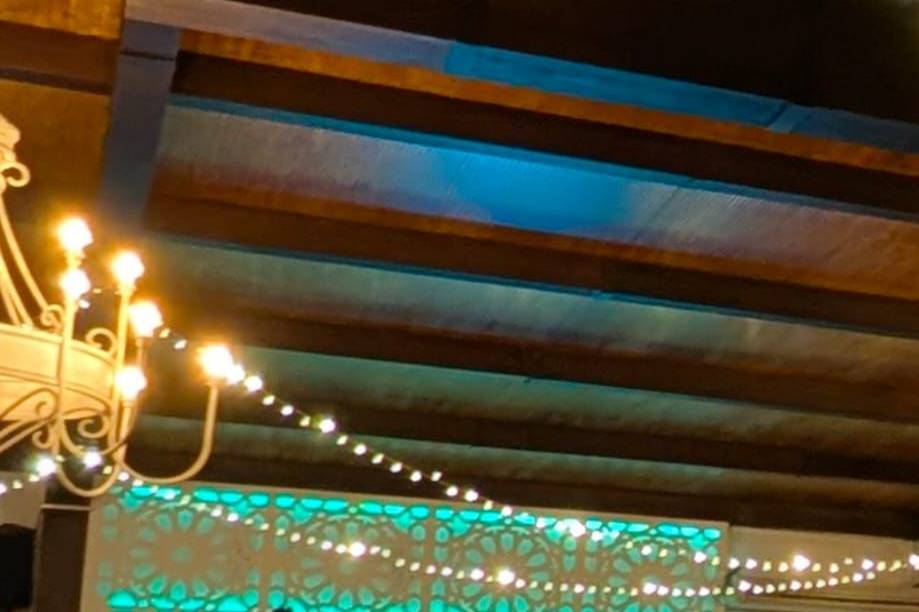 Escenario y celosía