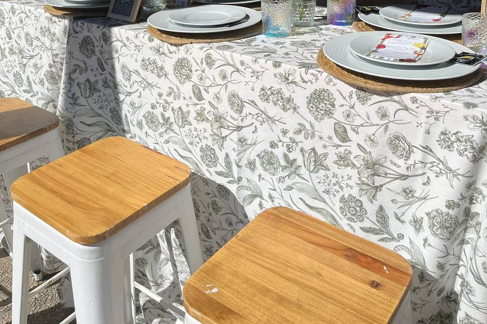 Detalle mesas